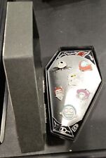 Disney Pin B-000 50000 DLR Nightmare Before Christmas NBC Coffin Box Set 6 Pins picture