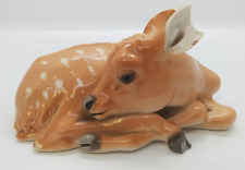Vintage Porcelain Statue Deer 1965 Stamped Exquisite Gift Unique Ussr Decor497g picture