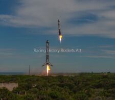 2024 JUNE 25TH 8X10 PHOTO SPACEX FALCON HEAVY NEW CORES NOAA NASA GOES-U LC-39A picture