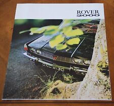 Rover 2000 P6 Series I brochure, 1968 (German text) picture