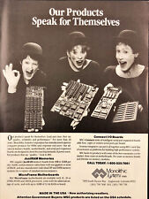 1989 Monolithic Systems Motherboards Memory Vintage Print Ad picture