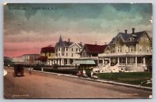 Beach Avenue Cape May New Jersey NJ Albertype Co. 1910 Postcard picture