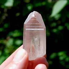 2in 29g Empathic Warrior Dow Channeler Pink Lithium Lemurian Quartz Crystal, Bra picture