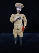1900 Bisque Imperial Japanese Army Soldier Order Of Golden Kite Medal Doll Meiji picture