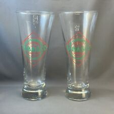 Set Of 2 - Tabasco Branded Vintage McIlhenny Pilsner Beer Cocktail Glasses picture