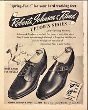 Roberts Johnson & Rand Uptown Shoes St. Louis MO Vintage Print Ad 1943 picture