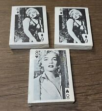 3 VINTAGE 1969 GLOBE MOVIE STAR 🎥 CELEBRITY CARD SET RUTH EINSTEIN MONROE CARDS picture