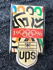 1996 USA Olympics UPS Mail Delivery Logo Pin Classic Cool Vintage picture