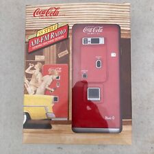 Coca Cola '55 Style AM FM Radio Vending Machine Design Red 1992 Coke picture