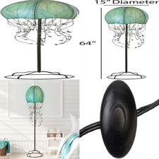 Eangee Home Design Jellyfish Large Floor Lamp Sea Blue Shade Made of  picture