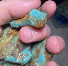Kingman Turquoise Mountain Stabilized Rough Nuggets; 1/4 Pound Ready To Cut $1/g picture