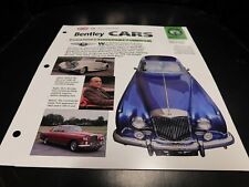 1921+ Bentley Cars Spec Sheet Brochure Photo Poster  picture