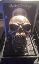 Mystical Creations Vampire  Skull Led Water Fountain Halloween NOB TESTED picture