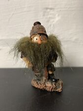 Hairy Bearded Dwarf Figurine Denmark Souvenir Dwarven Viking Middle Earth LOTR picture