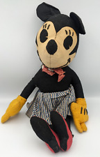 RARE c1930s McCall No 91 Minnie Mouse Disney Vintage Stuffed Pie Eyed Doll   picture