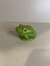 Vintage 1977 Nancy Lopez Ceramic Frog Trinket Box Japan picture