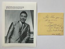 LITTLE RICHARD Genuine Handsigned Signatures on Album Page. +Photograph 7 x 5. picture