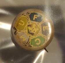 Antique Whitehead + Hoag FECMU Royal Neighbors Of America Masonic Pinback Button picture