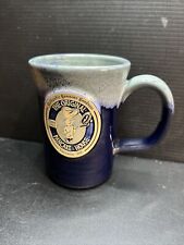 Original Pancake House Coffee Mug Cup Blue Handthrown Deneen Pottery 2022 picture