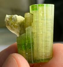 52 Carats Very Nice green color DT tourmaline Crystals Bunch Specimen picture