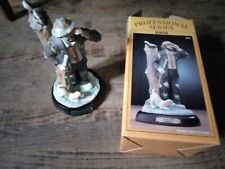 Emmett Kelly Jr Clown Collectible Hunter With Wooden Base And Box 9601 Excellent picture