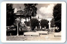 Mazatlan Sinaloa Mexico Postcard Plaza and Federal Palace c1950's RPPC Photo picture