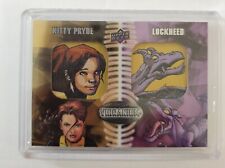 💥 2015 Upper Deck Marvel Vibranium Double Patch Lockheed Kitty Pryde P2-2 Card picture