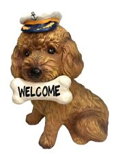 Style Selections Cocker Spaniel Dog Figurine Welcome Garden Statue 13