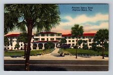 Daytona FL-Florida, Princess Issena Hotel, Advertising, Antique Vintage Postcard picture