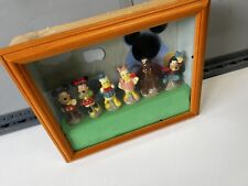 Framed Vintage Mickey Mouse Figures With Frame Ronald Doulton- Donald Duck - picture