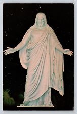 Salt Lake City UT The Christus Statue Replica Mormon Temple Square Postcard LDS picture