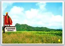 HI Kauai, Sleeping Giant Mountain Formation Near Kapaa, Chrome Unposted, 6 x 4 picture