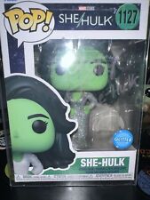 Funko Pop: Marvel - She-Hulk (Glitter) #1127 signed by Tatiana Maslany w/JSA picture