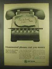 1965 Bell Telephone Ad - Unanswered Phones Cost picture