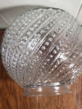 Vintage Replacement Clear Glass Hobnail Swirl Ceiling Light 6