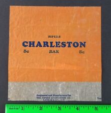 Vintage 1930's Sifers Charleston EMPTY Trimmed Candy Bar Wrapper picture