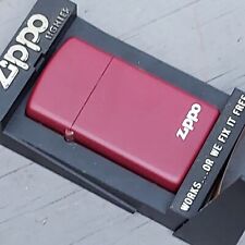 1990s  Zippo Red Lighter Look At Pictures  USA picture