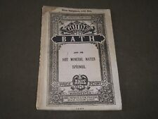 1868 ABEL HEYWOOD'S PENNY GUIDE TO BATH - U. K. - NICE MAP - HOT SPRINGS- J 3448 picture