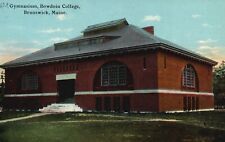 Postcard ME Brunswick Bowdoin College Gymnasium 1913 Divided Vintage PC H5354 picture