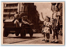 Czechia Postcard Prague Welcomes Czech Brigade from West 1946 WW1 Unposted picture