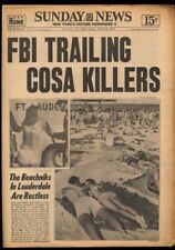 NY Sunday NEWS 3/26 1967 FBI chases Cosa Nostra; Mets win Yanks lose; New Left picture