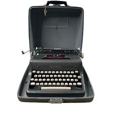 Vintage Royal Quiet Deluxe Portable Manual Typewriter With Case And Key picture
