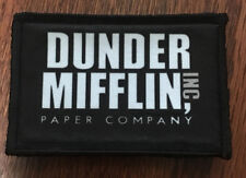 Dunder Mifflin Logo The Office Morale Patch Funny Tactical Military USA Army picture