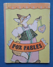 1970s Fox Fables Russian folk tales Drawings by Y.Rachev Children's English book picture