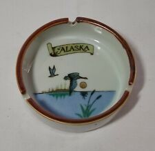 Alaska Souvenir Ash Tray Duck Marsh Theme Great Condition  picture