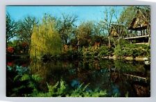 Fort Worth TX- Texas, Fort Worth Japanese Garden, Antique, Vintage Postcard picture