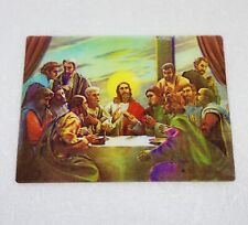 Rare Jesus And 12 Disciples Lenticular 3D Art Card Display Icon Unique Decor P3 picture
