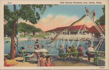 Postcard Kidd Springs Swimming Pool Dallas Texas TX  picture