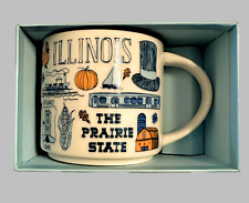Starbucks 2018 Illinois Been There Collection Coffee Mug 14oz. NEW IN BOX picture