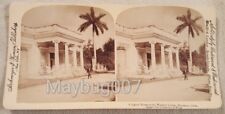 Antique Underwood Stereoview Card Home House Wealthy Cuban Matanzas Cuba Scenery picture